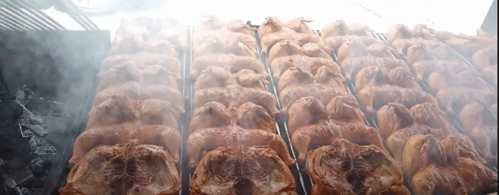 Receta pollo asado a la parrilla